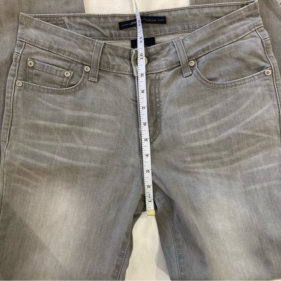 Levi’s Grey Slim Straight Jeans Size 6 / 28 - Picture 7 of 8